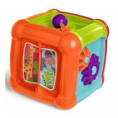 Imagem de Brinquedo Educativo para Bebe Cubo FUN Tateti 875