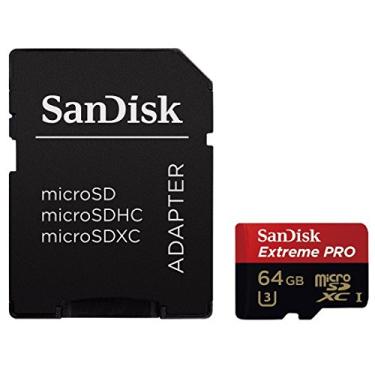 Imagem de Cartão Micro SD 64GB Sandisk Extreme USH-3 95mb/s Classe 10