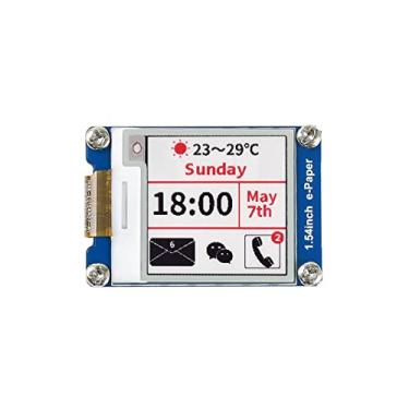 Imagem de Waveshare 1.54inch E-Ink Display Module Three-Color SPI Interface 200x200 Resolution E-Paper with Embedded Controller for Raspberry Pi
