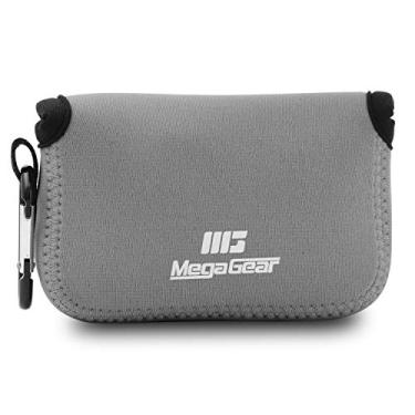 Imagem de MegaGear – Bolsa para câmera de neoprene “ultraleve” com mosquetão para Canon PowerShot SX720 HS, SX610 HS, SX600 HS (cinza)
