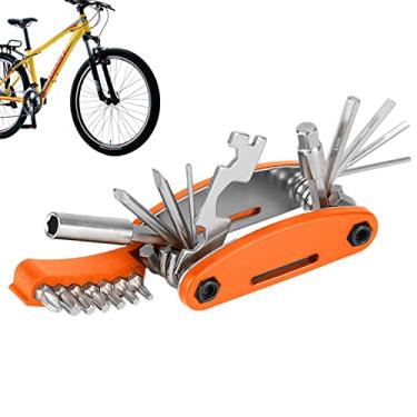 Imagem de montanha multiferramenta,Kit ferramentas reparo mountain leve 21 em 1 - Acessórios ferramenta reparo multifuncional para reparo bicicletas estrada e Fovolat