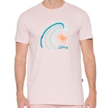 Imagem de Camiseta Billabong Peak Masculina Rosa
