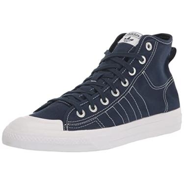 Imagem de adidas Originals Tênis masculino Nizza Hi Rf, Índigo noturno/azul capital/azul capital, 7