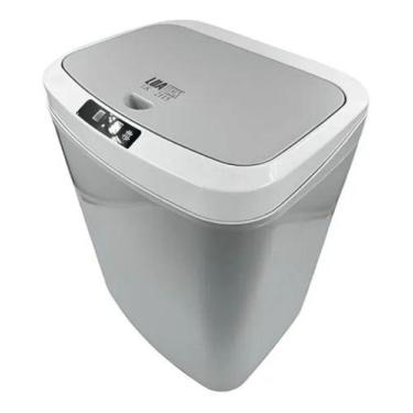 Imagem de Lixeira Com Sensor Inteligente Automática 16 Litros Banheiro - Luatek