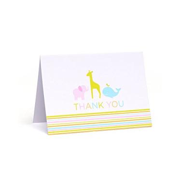 Imagem de Cartas de agradecimento de animal de bebê