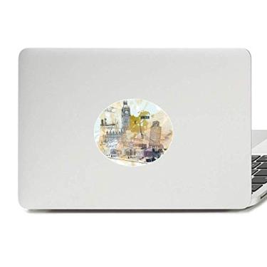 Imagem de Adesivo de vinil para notebook com emblema da Torre de Pisa do Big Ben para viagem