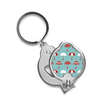 Imagem de Cortador de unhas em aço inoxidável Umbrella Rain Weather Cloud Sun