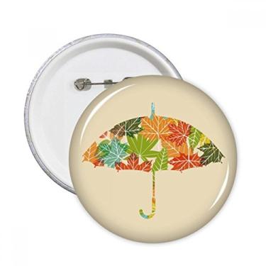 Imagem de Guarda-chuva de folhas, pingo, chuva, broches, decoração de roupas, 5 peças, presente