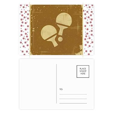 Imagem de Tênis de mesa com estampa de ilustração esportiva de Natal, Natal, celebração, cartão postal Blessing Mailing Card