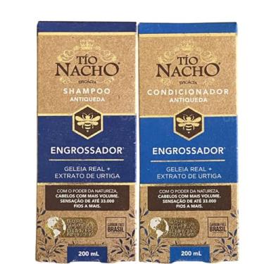 Imagem de Kit Tío Nacho Shampoo 200ml Condicionador 200ml Engrossador Antiqueda