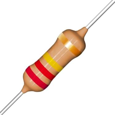 Imagem de Resistor 220K -1/4W-5% Kit com 100 Unidades - Para Eletrônica