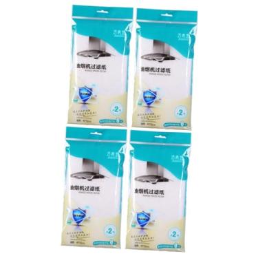 Imagem de Uonlytech Filtro De Ventilador De Exaustão 8 Peças Filtro Nd Exaustor Filtro De Graxa Filtros De Papel Absorvente De Óleo Filtro Kn Papel Absorvente De Óleo Filtros De Cozinha