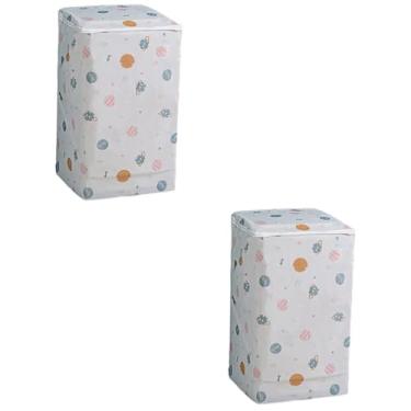 Imagem de UKCOCO 2 Peças Tampa Da Máquina De Lavar Máquina De Carga Tampa Da Lavadora De Carga Frontal Máquina De Lavar Máquina De Lavar Tampa De Tecido Máquina De Lavar Tampa Superior Tampa Do