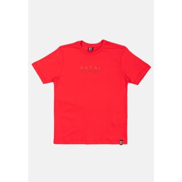 Imagem de Infantil - Camiseta Fatal Juvenil Estampada Ocean Vermelha  menino