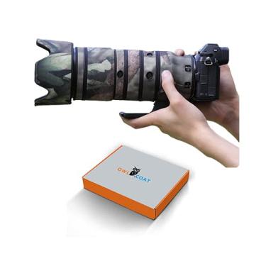 Imagem de WaterFense Capa de chuva de lente camuflada à prova d'água para câmera Nikon Z 70-200mm F2.8 VR S (incluindo capa de tripé), capa de proteção de lente [cor: camuflagem de pinheiro]