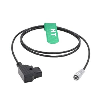 Imagem de HangTon BMPCC 4K 6K Pro 2 pinos D-tap P-tap cabo de alimentação para Blackmagic Design Tripé Gimbal 2M, bateria V-mount