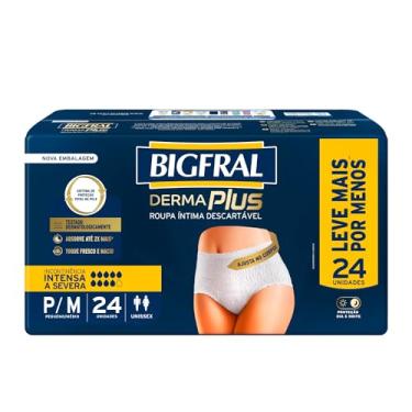 Imagem de Roupa Íntima Bigfral Derma Plus P/M 24 Unidades