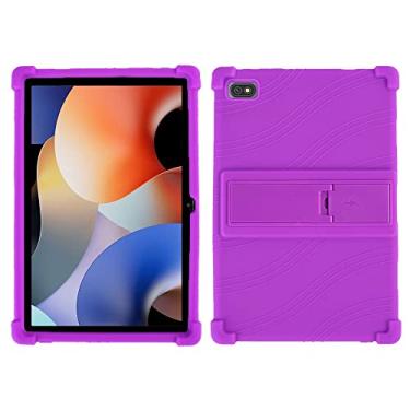 Imagem de QYiiD Capa para Blackview Oscal Pad 10 de 10,1 polegadas, capa protetora de silicone leve para crianças para Oscal Pad 10, roxo