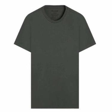 Imagem de Camiseta Ellus Cotton Fine Easa Classic Verde Militar-Masculino