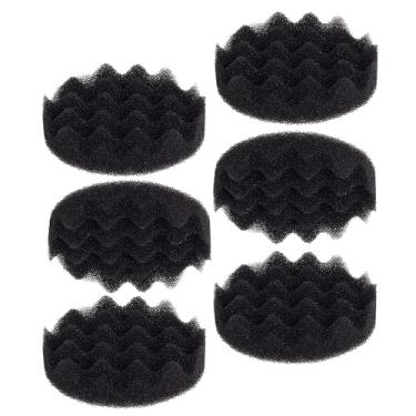 Imagem de Qzbhct 6 peças de almofadas de bioespuma para filtro de recipiente Fluval Fx4 FX5 FX6 de substituição de esponja de filtro de aquário