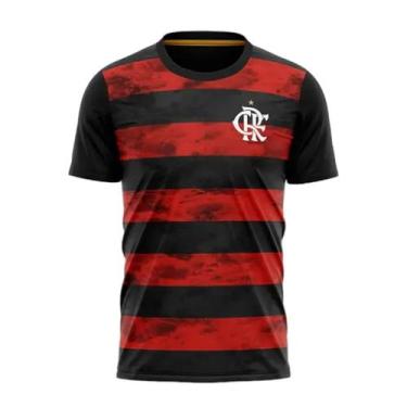 Imagem de Camiseta Braziline Arbor Flamengo Infantil - Preto