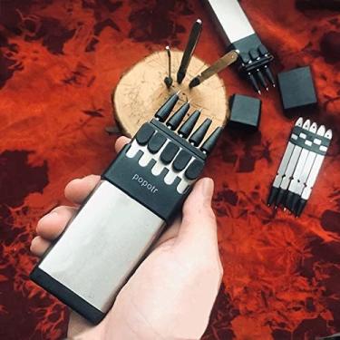 Imagem de POPOTR Enorme Poder Toy Auto Defensivo Arma de Dardo Balístico PISTOLA Lançador Caça Tiro Atirador Ferramenta Tática Tiro Silencioso Equipamento Tático (Large)