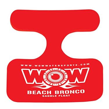 Imagem de WOW Sports Flutuador de sela de água de espuma para adultos e crianças, acessórios de água vermelhos, 53 x 50 x 4 cm