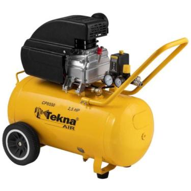 Imagem de Compressor De Ar 2,5 Hp 8,5 Pés 50 Litros Cp8550 Tekna Com Kit Multius