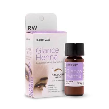 Imagem de Henna Glance para sobrancelhas Rare Way 3,5g (Castanho Médio)