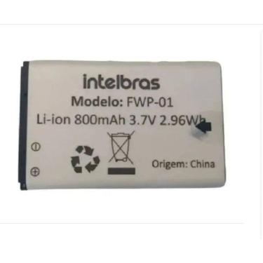 Imagem de Bat eria intelbras fwp-01 telefone cfw8031 cfw9041