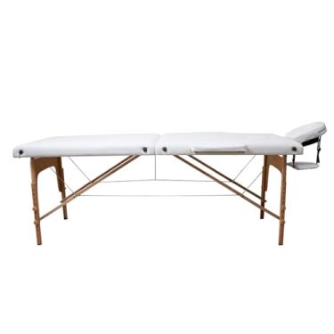 Imagem de Maca Portátil Luxo 250kg 1,80Cm X 70Cm Branca