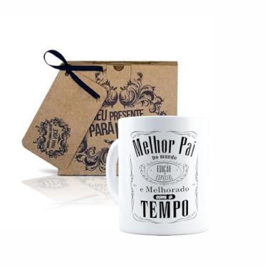 Imagem de Generico Caneca Branca Edio Especial "Melhor Pai do Mundo", Embalagem Presente, Ceramica, Caneca, 325 Milliliters, Casa, Bebidas Quentes, Frias