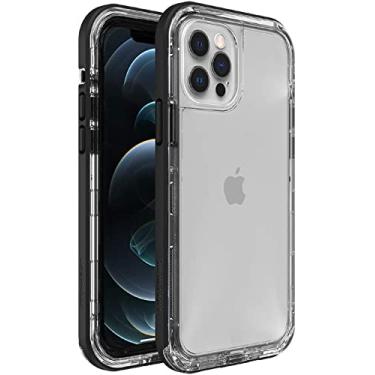 Imagem de LifeProof Next Series Capa para iPhone 12 e iPhone 12 Pro (apenas) - Embalagem sem varejo - Cristal preto (transparente/preto)