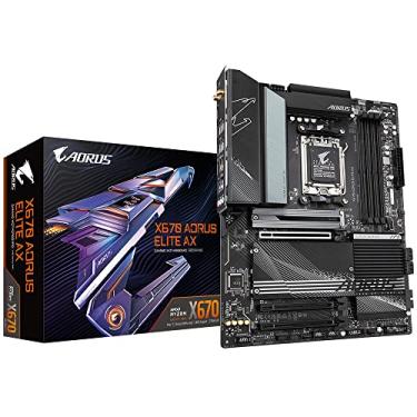 Imagem de Placa Mãe Gigabyte X670 AORUS ELITE AX WIFI (AM5/4xDDR5/HDMI/USB 3.2/M.2)