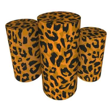 Imagem de Trio Capas De Cilindro C/ Elástico Dona Onça - Fadrix