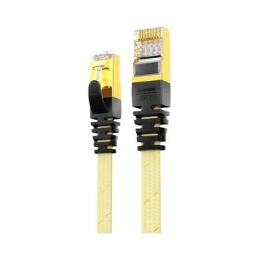 Imagem de Cabo Ethernet Cat7 Plano Ampcom Sftp Rj45 Cabo De Rede Para Roteador M