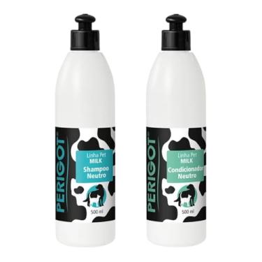 Imagem de Kit Shampoo E Condicionador Milk Neutro Perigot Cães E Gatos