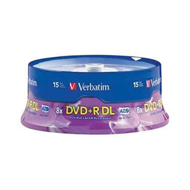 Imagem de VER95484 - Verbatim 95484 DVD gravável mídia - DVD+R DL - 8x - 8,50 GB - 15 pacotes giratórios