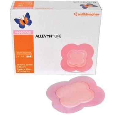 Imagem de Curativo Allevyn Life Adesivo 12,9cm x 12,9cm 5 Unidades Smith e Nephe
