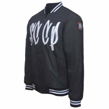 Imagem de Jaqueta Corinthians Bomber Ink Rap - SPR, P, Preto