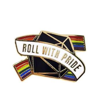 Imagem de Broche D&ampD Dnd - RPG - CN, Rosa