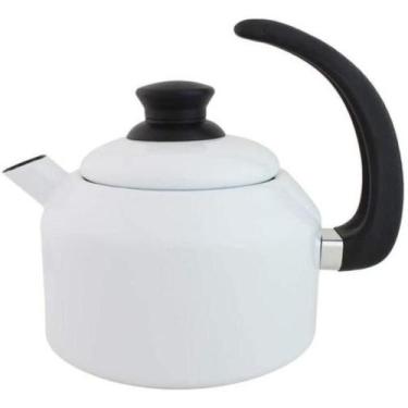 Imagem de Chaleira Esmaltada Branca 1500 ml - Ewel