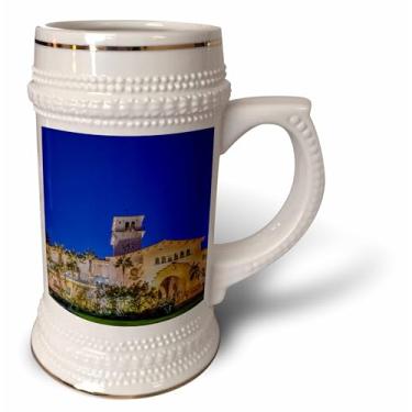 Imagem de 3dRose EUA, Califórnia, Santa Barbara County Caneca de Stein Courthouse, 510 g (STN_191867_1), 623 g, branca