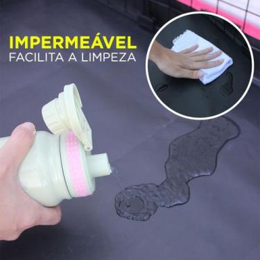 Imagem de Cercado Aramado Porquinho da Índia 90x90x30 Cm Preto com Teto e Bandej