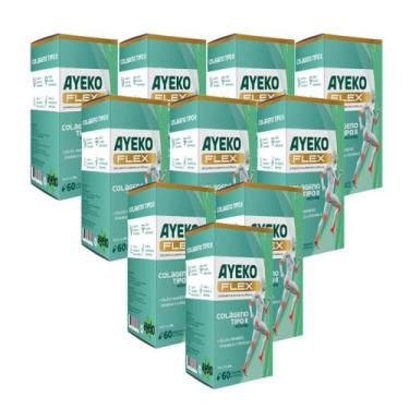Imagem de Kit 10 Ayekoflex (colágeno Tipo 2 + Associações) 60caps