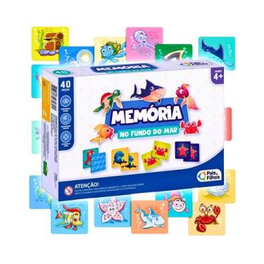 Imagem de Jogo Da Memoria Animais Fofinhos Do Fundo Do Mar Educativo - PaiseFilh