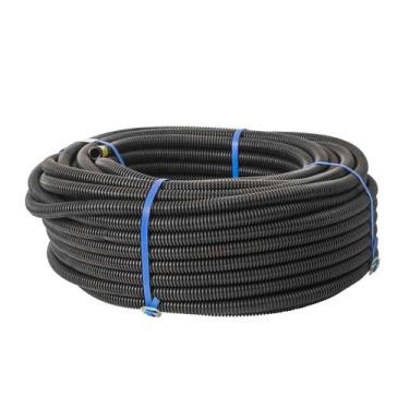 Imagem de Eletroduto Flex Preto Reforçado 5/8 Rolo 50 Mts - Fuzil