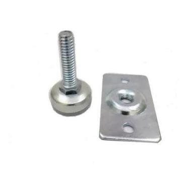 Imagem de Sapata Niveladora 1/4 20mm Com Chapa Para Móveis 500 Unid - comercial