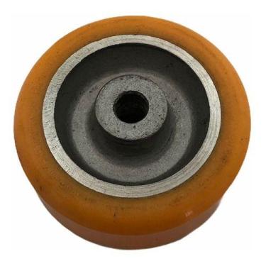 Imagem de Roda 2pol. 210 Alumínio Pu 100kg Por Roda Eixo 1/4 - ABCMAIOR