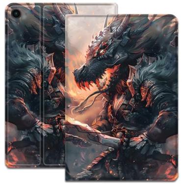 Imagem de Capa para Samsung Galaxy Tab A9+/A9 Plus 5G 11 polegadas 2023 2024 (SM-X210/X216/X218), suporte dobrável ajustável e despertar/hibernar automático, capa inteligente de proteção à prova de choque,